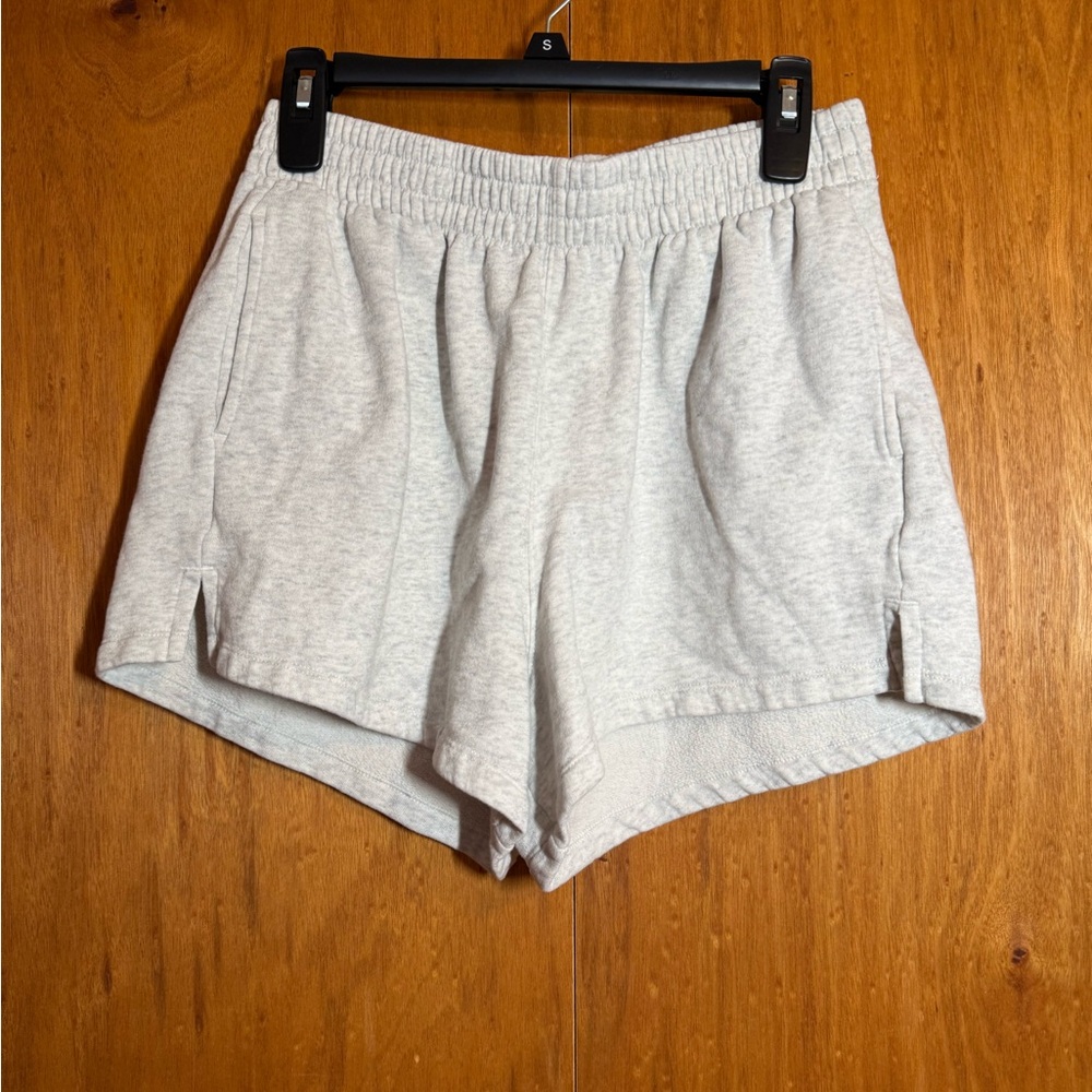 Abercrombie & Fitch Light Gray Sweat Shorts